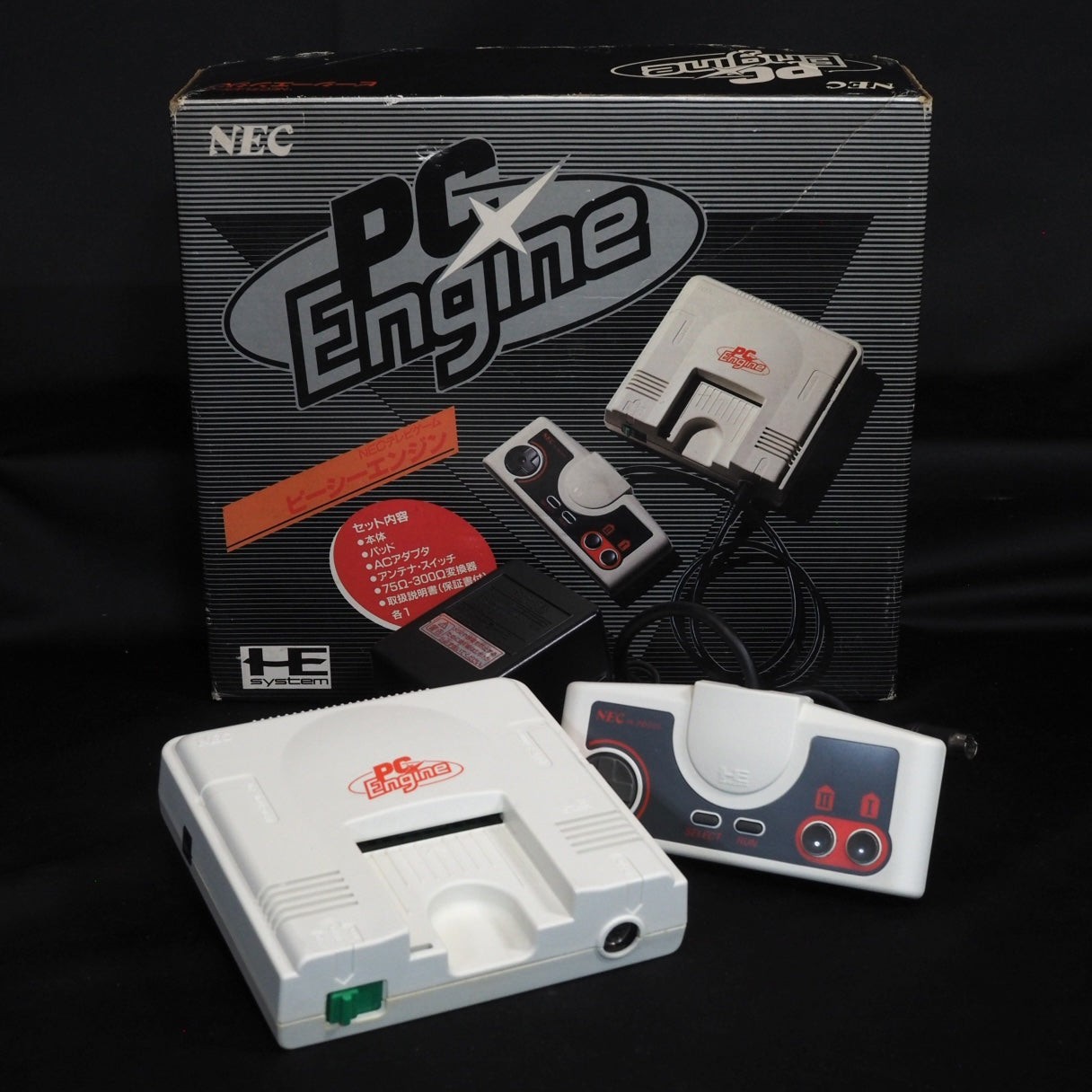 PC Engine Console system PI-TG001 NTSC-J Boxed NEC Tested Working For HuCARD