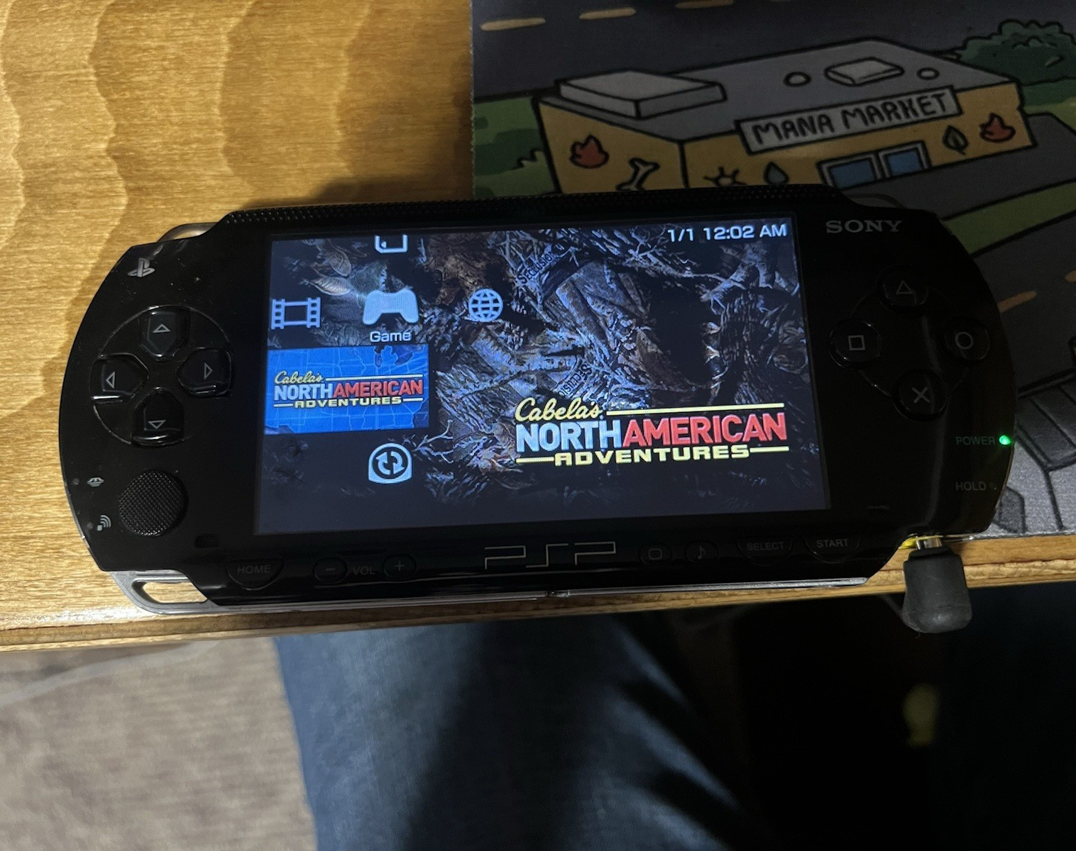 Sony PSP-1001 Black Handheld System NTSC-U/C 32MB Wi-Fi works as it should