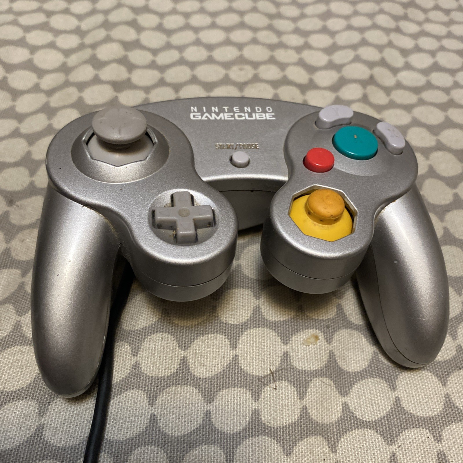 Platinum GameCube Works With Two Controllers Original Cords Tested Read