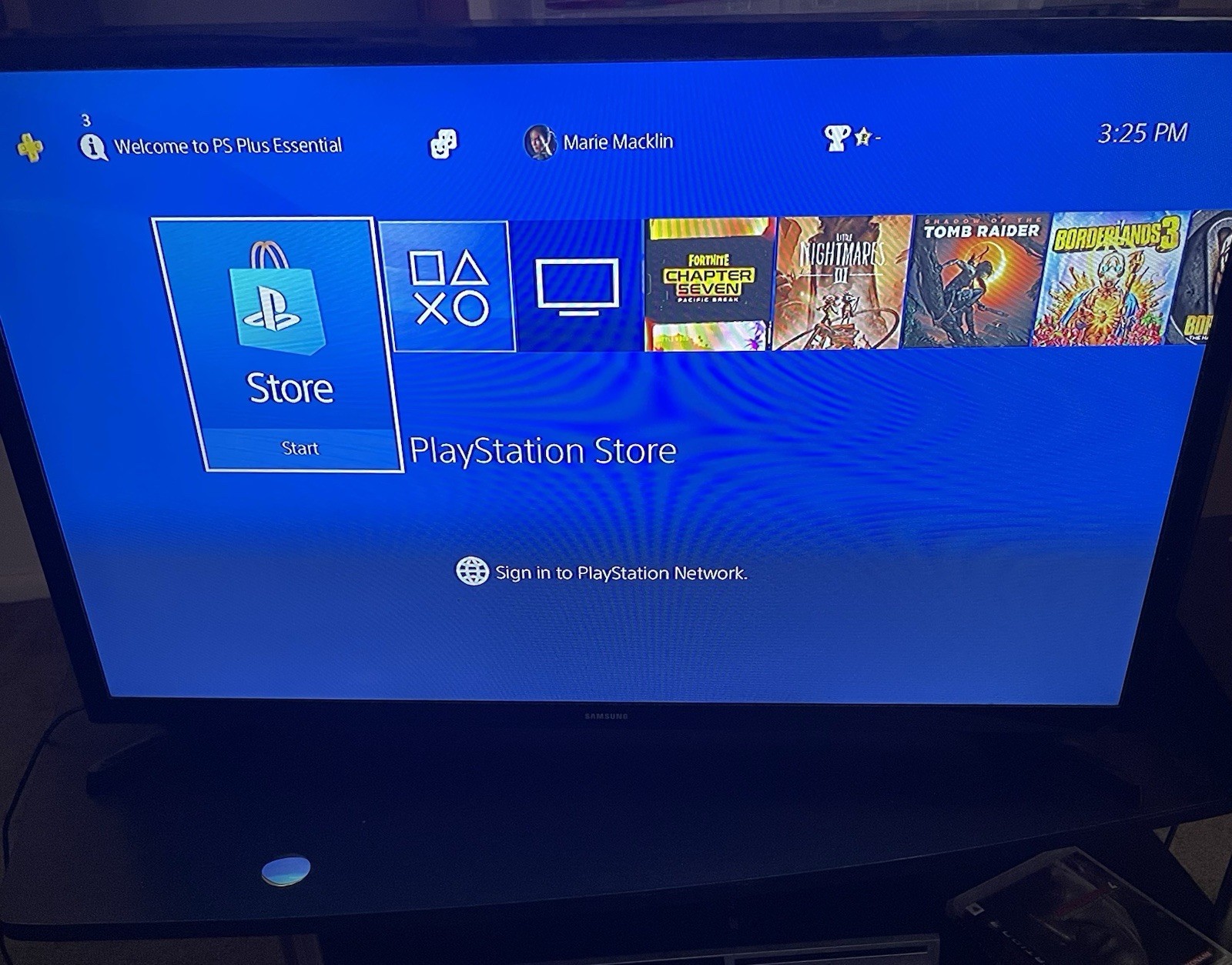 playstation 4 500 GB console PlayStation Camera Two Controllers 9 Games Read Des