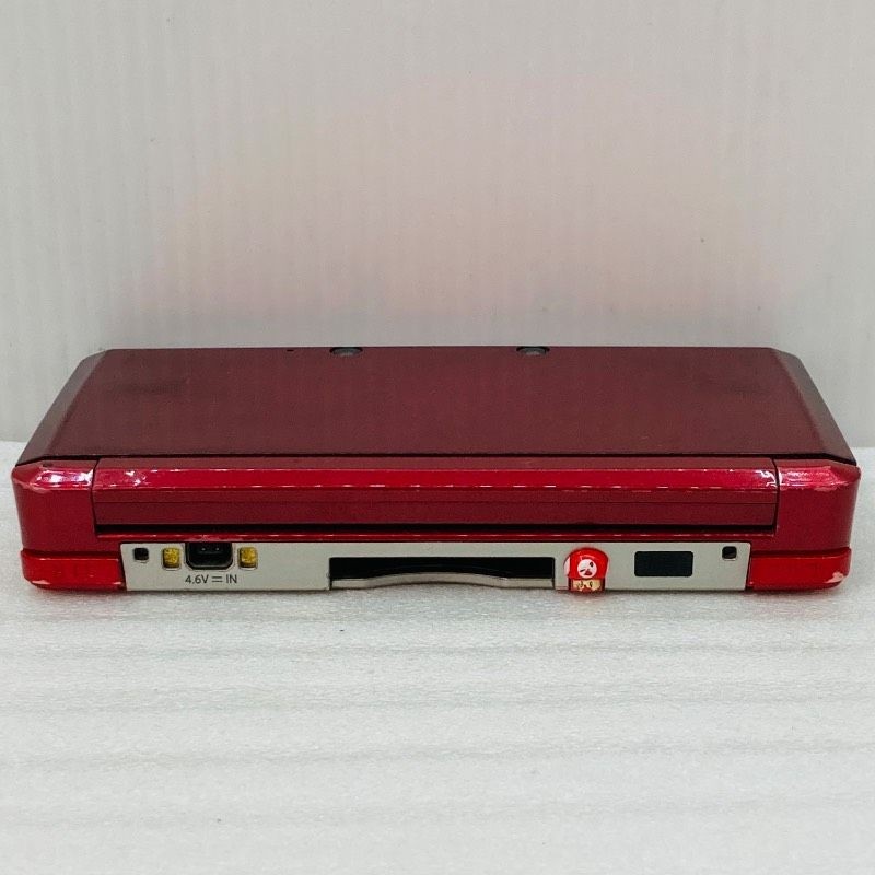 Nintendo 3DS CTR-001 Metallic Red Console Tested Working Charger SD Stylus