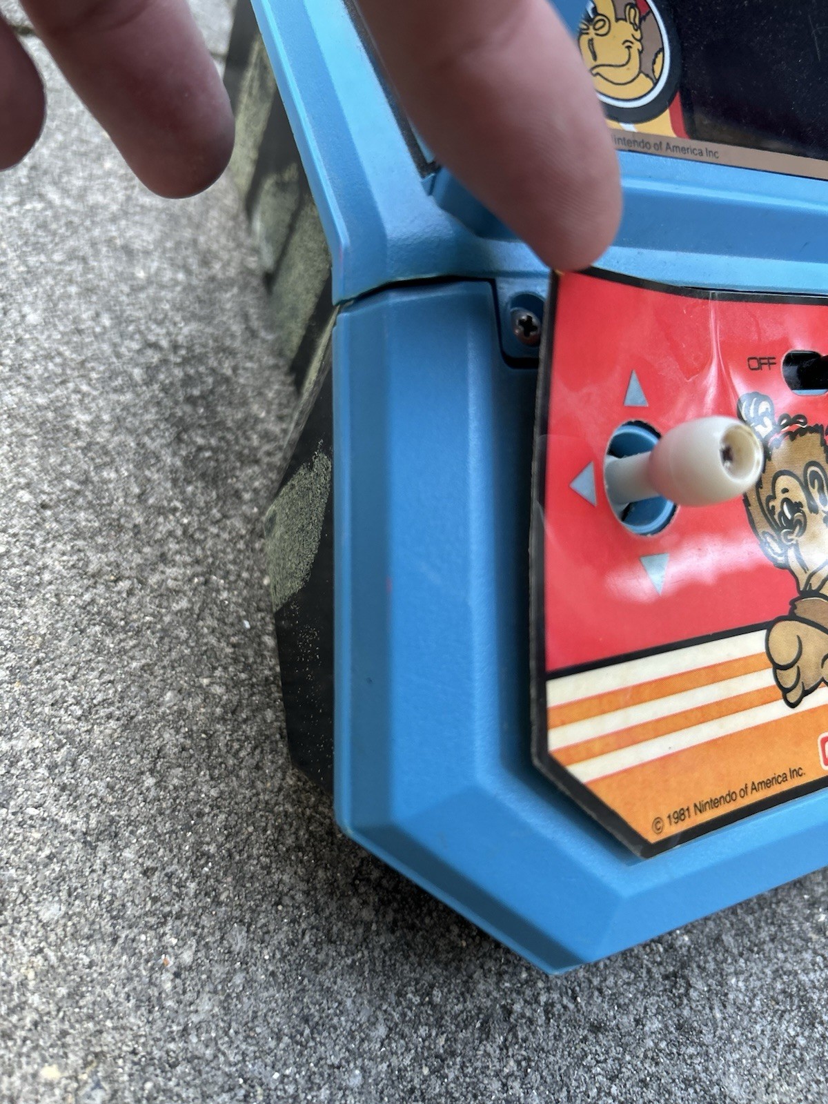 Vintage 1982 Donkey Kong Nintendo Coleco Tabletop Mini Arcade For Repair