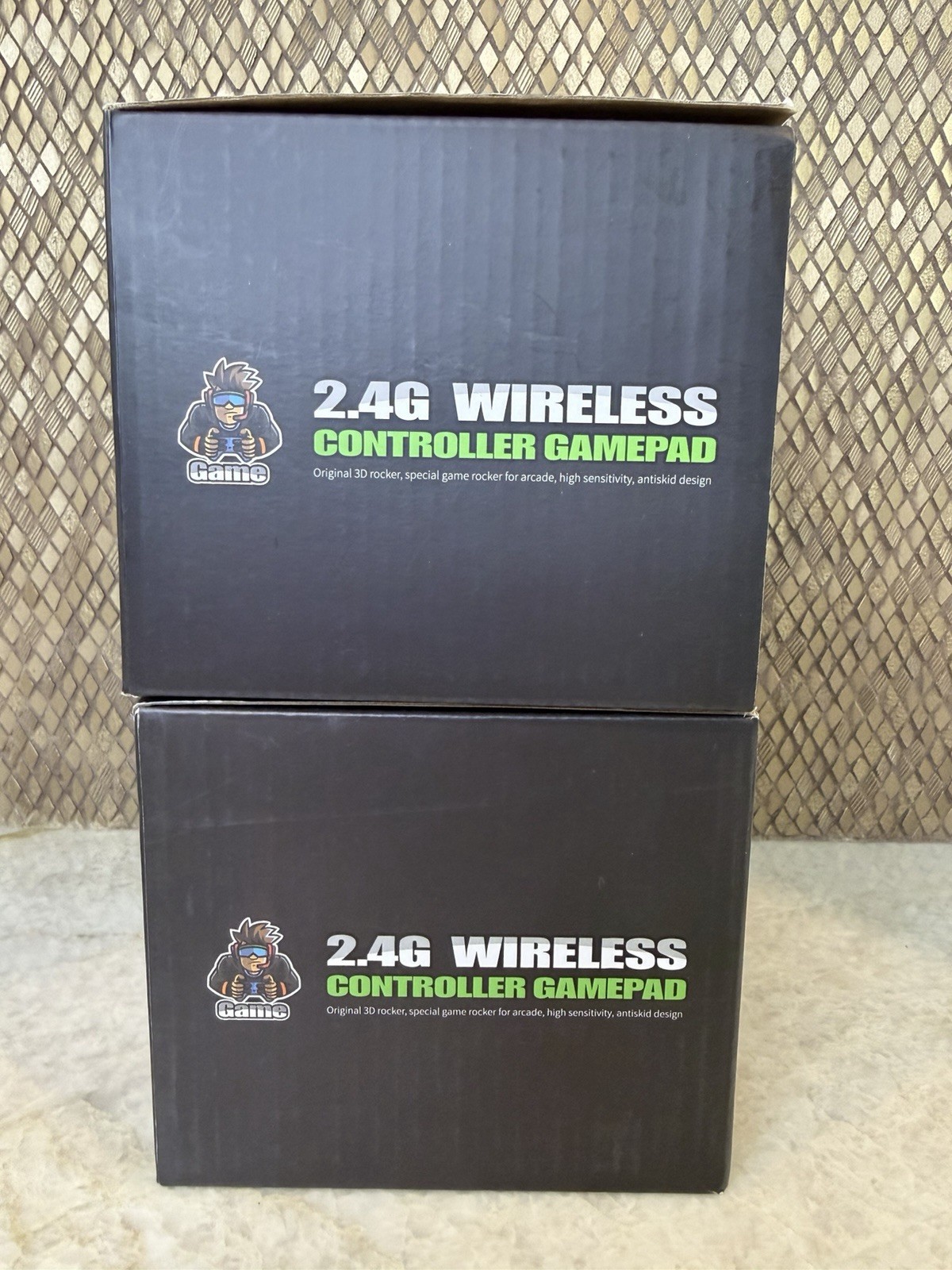 2 Pack 4K Game Stick Lite Console w/ 2 Wireless Controllers 2.4G HDMI Retro
