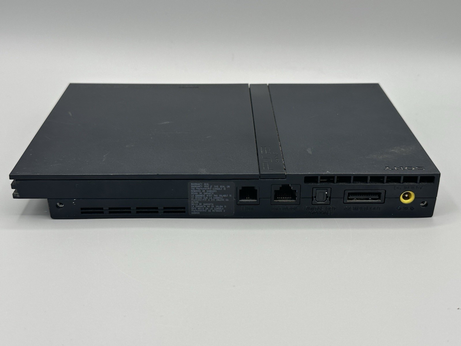 Sony Playstation 2 Slim Black SCPH-70012 Console Only Tested Video Game PS2