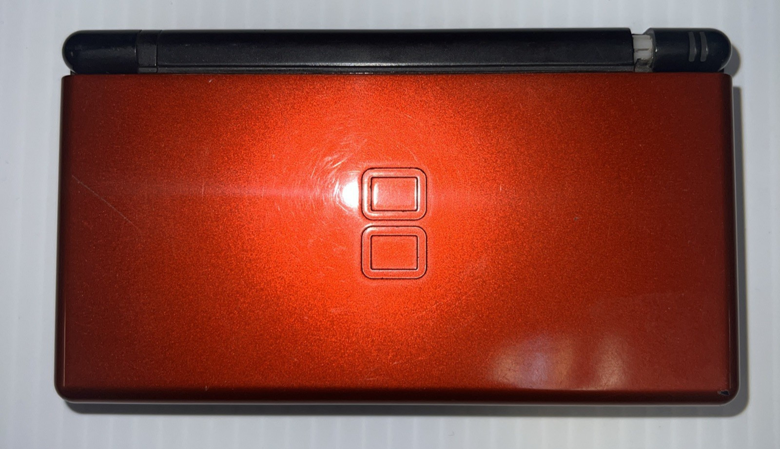 Nintendo DS Lite (Red/Black) USG-001 Handheld Console Tested Bad Hinge preowned