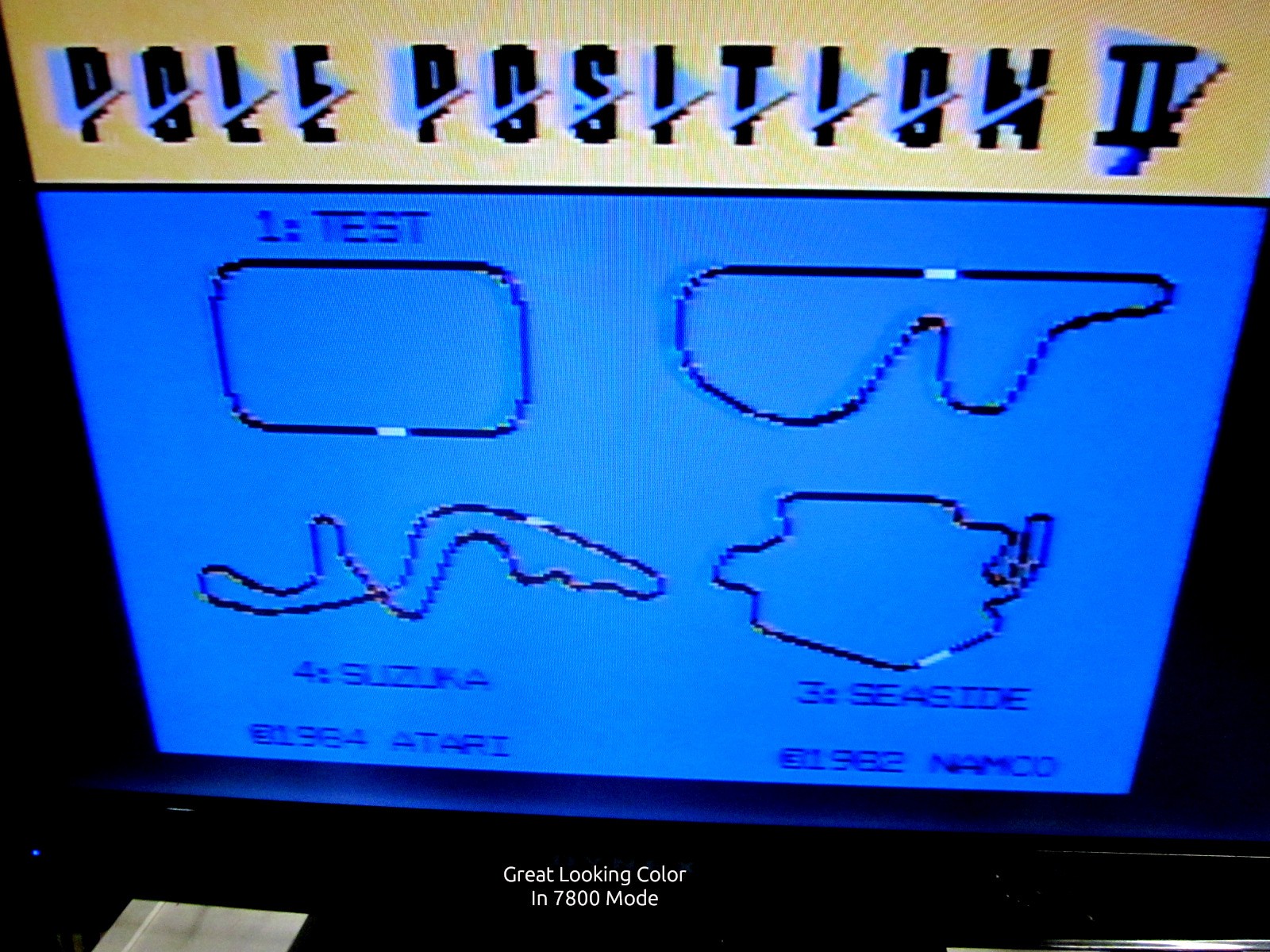 Atari 7800 Original EpR Reconditioned w/MODs Main Board Replacement
