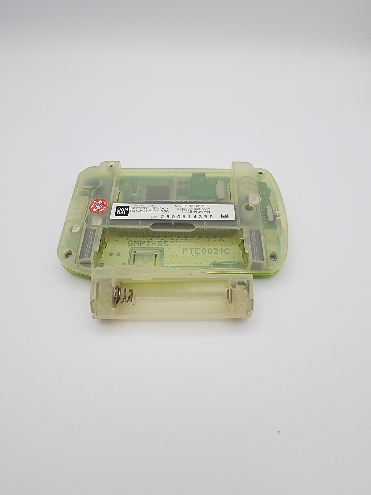 Bandai WonderSwan Color Sherbet Melon Complete in Box (CIB) – Japan + Manual