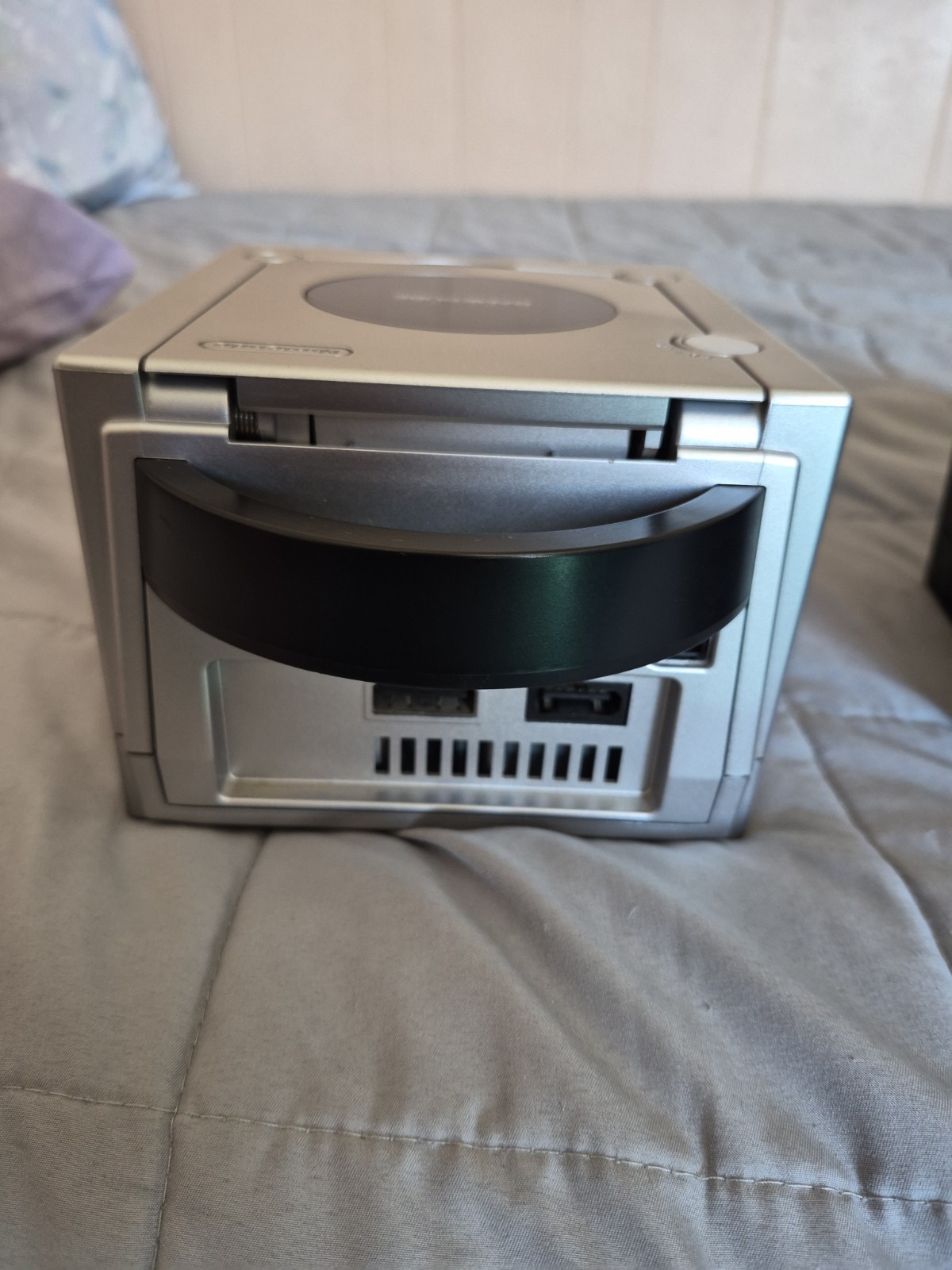 Lot of 2 Nintendo GameCube Consoles Only Black/Silver For Parts Or Repair