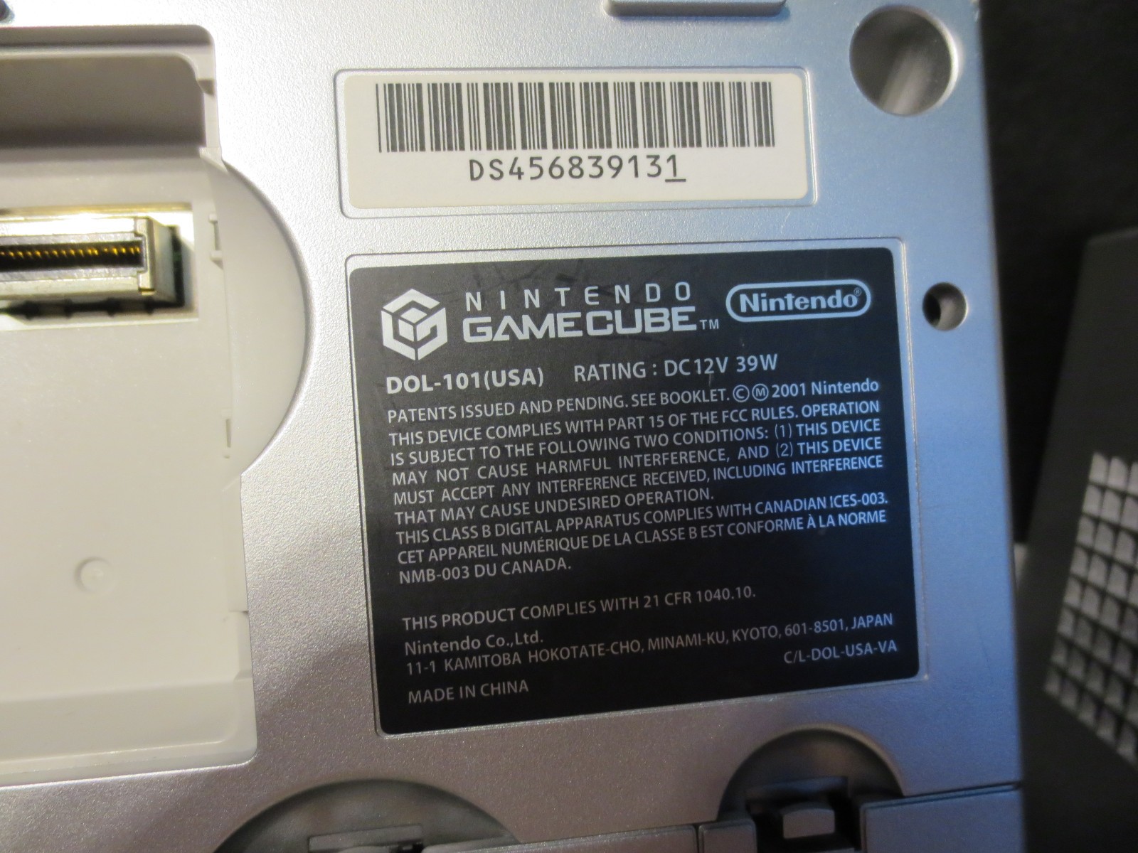 Lot of Two Silver Nintendo GameCube Consoles DOL-101 «AS IS» Will Not Read Disc
