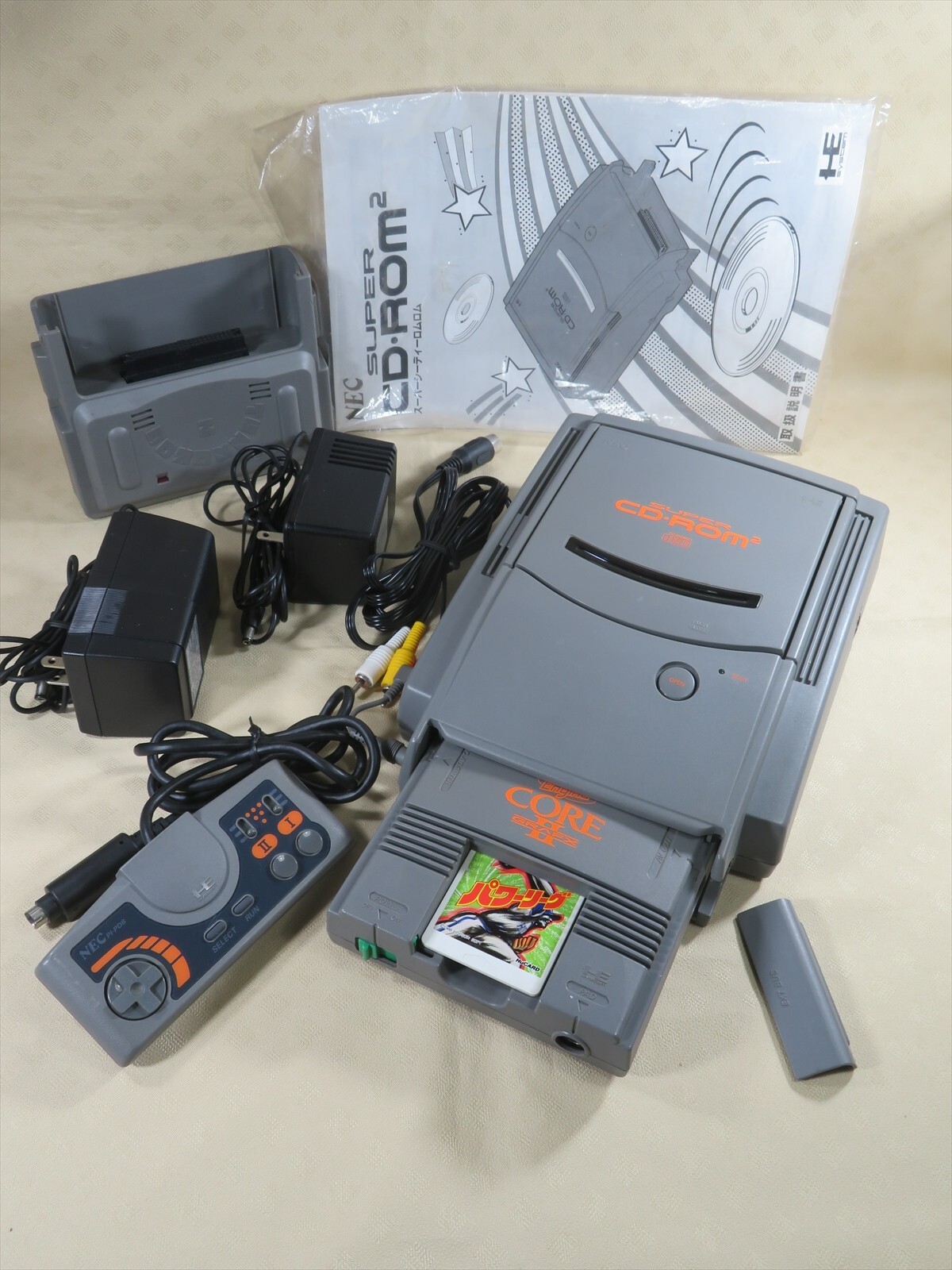 PC engine cdrom2 coregrafx II console NEC Japan game controller games Pc-Engine