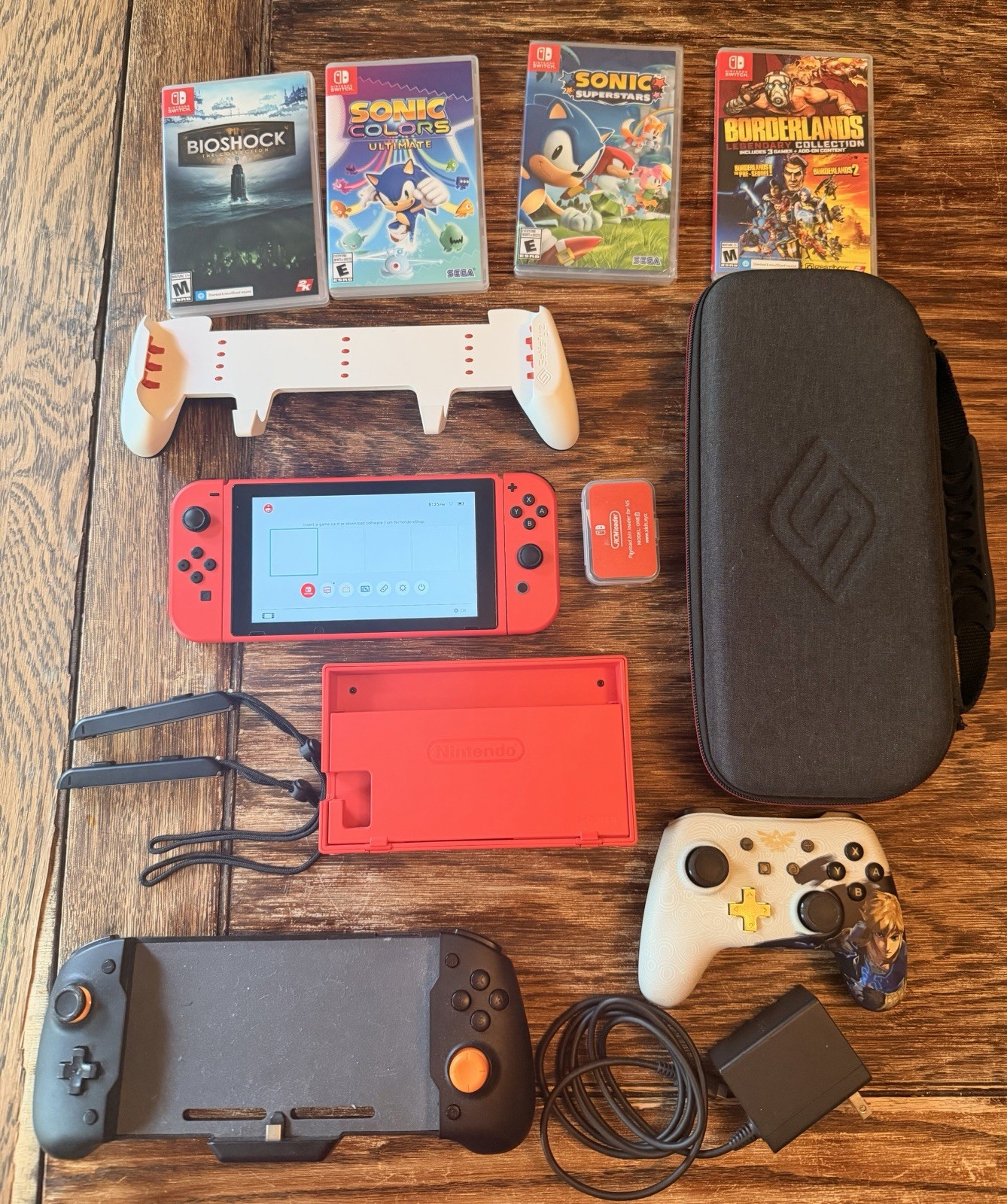 Nintendo Switch V1 Unpatched With Custom shell + Games & Extras
