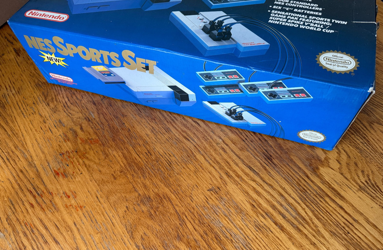 NES Sports Set complete in box nintendo satellite with original 6 batteries MINT
