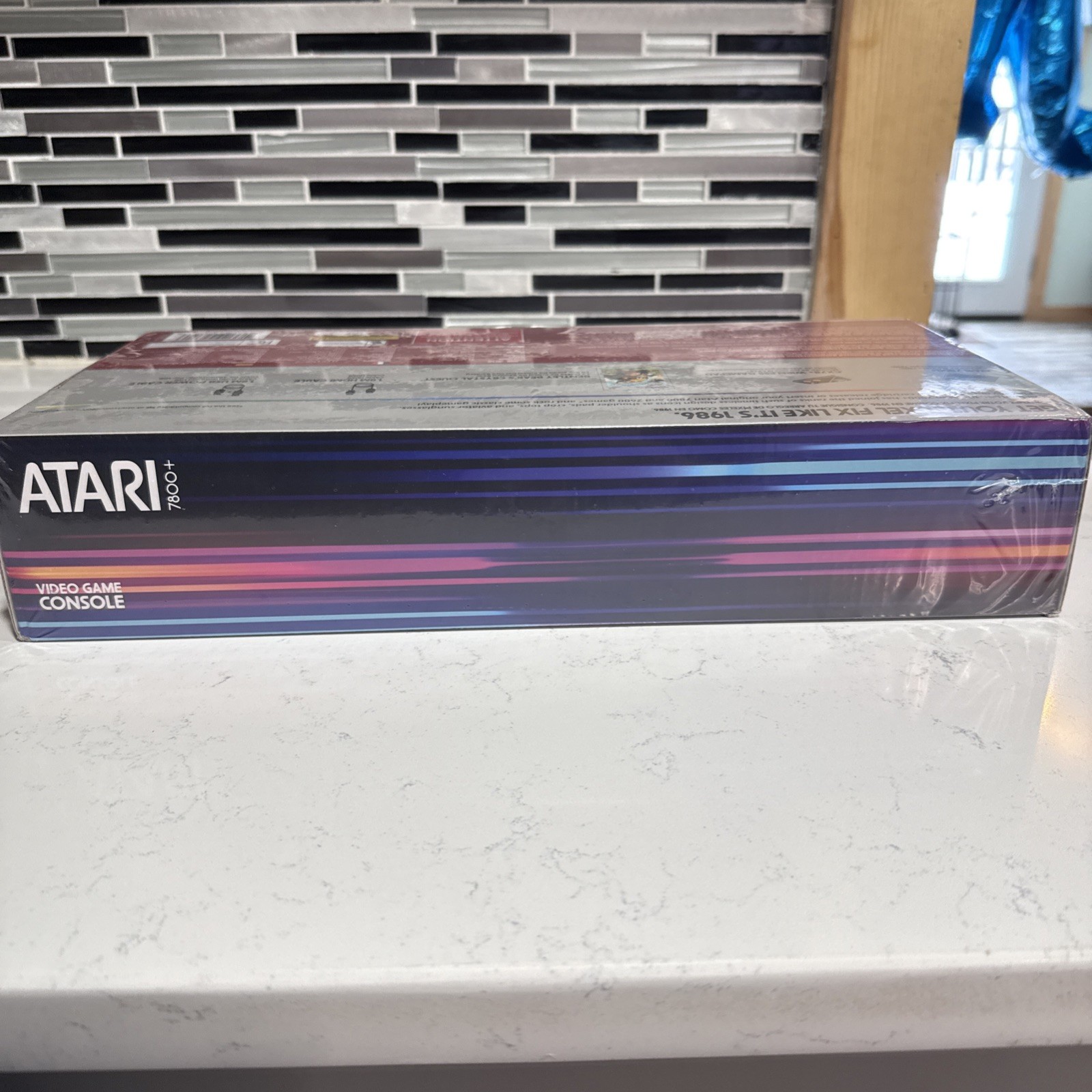 NEW Atari 7800+ HDMI Console Factory Sealed Wireless Controller Crystal Quest