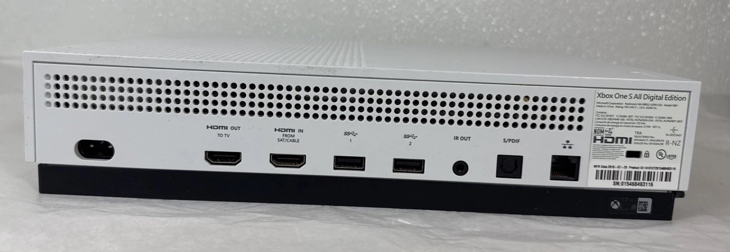 Microsoft Xbox One S All-Digital Edition 1TB Video Game Console – White