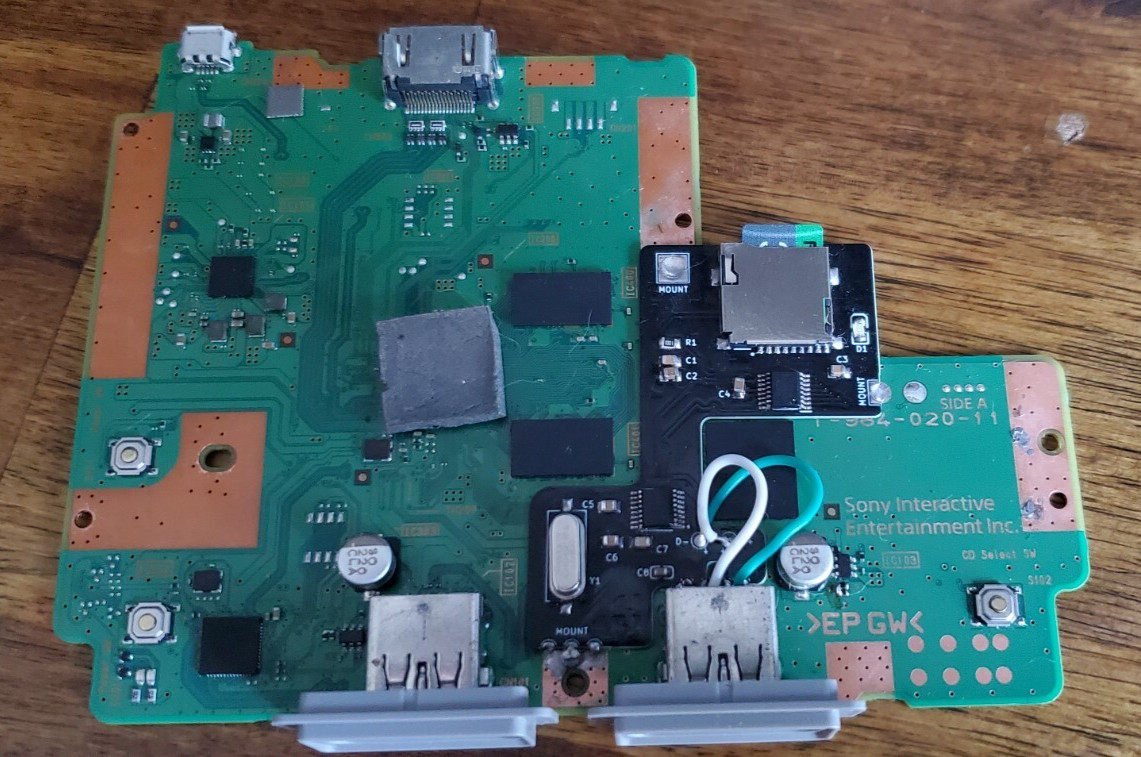 PS Mini SD Storage EX – Playstation Classic Mini Internal Storage Mod Board