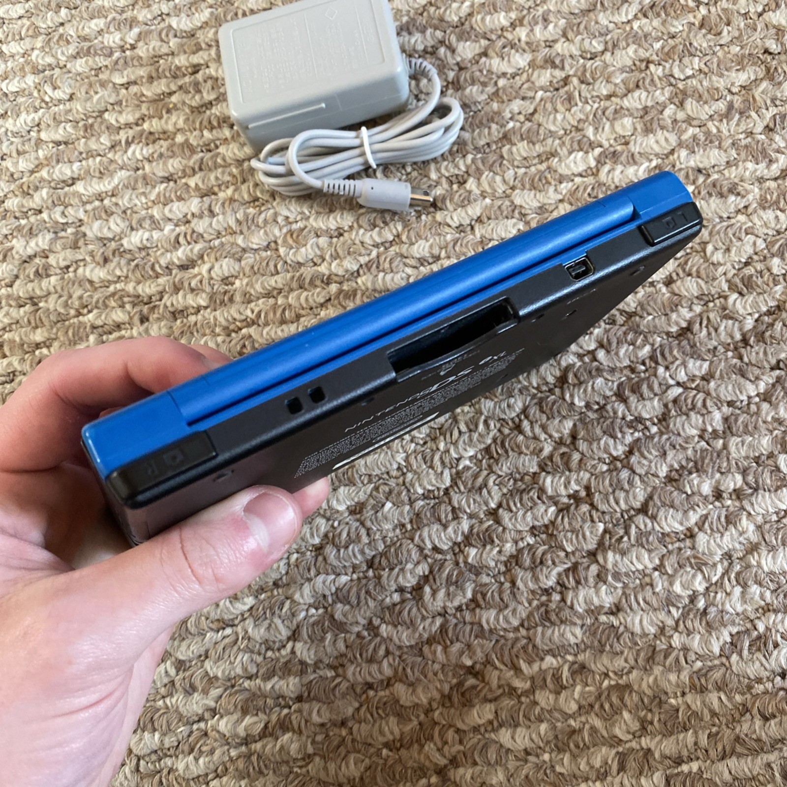 Nintendo DSI XL Blue Handheld Console Wi-Fi Capability w Charger Tested USA