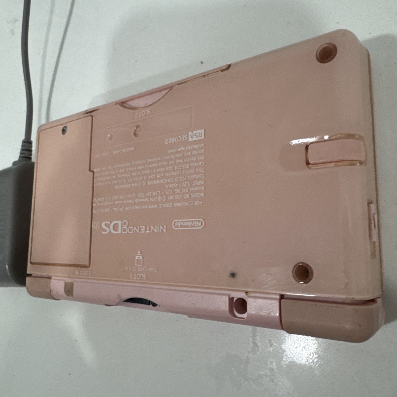 Nintendo DS Lite Video Game Console – Metallic Rose Parts
