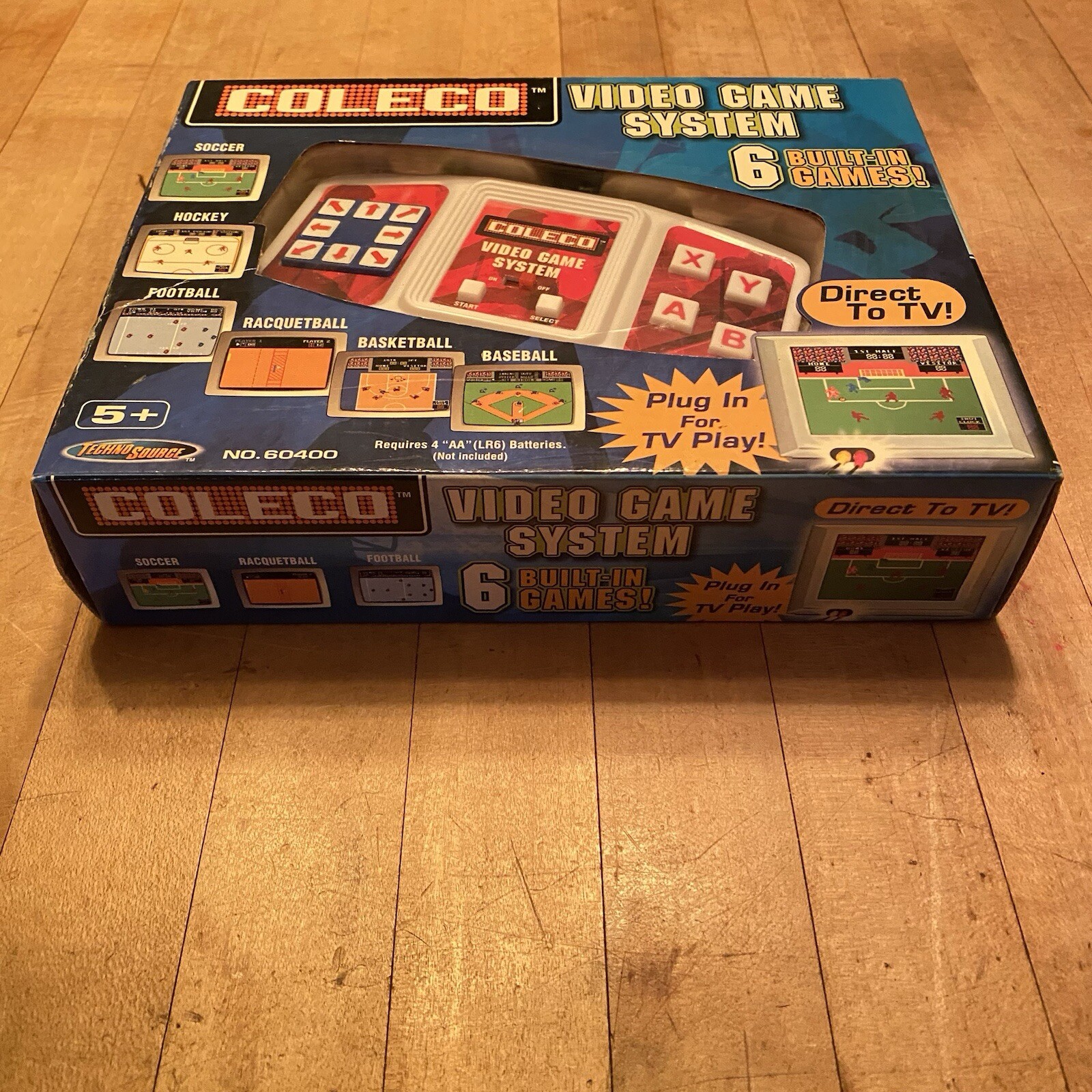 NIB 2005 Coleco Handheld Video Game System 6 Built-In Games Direct to TV Sports