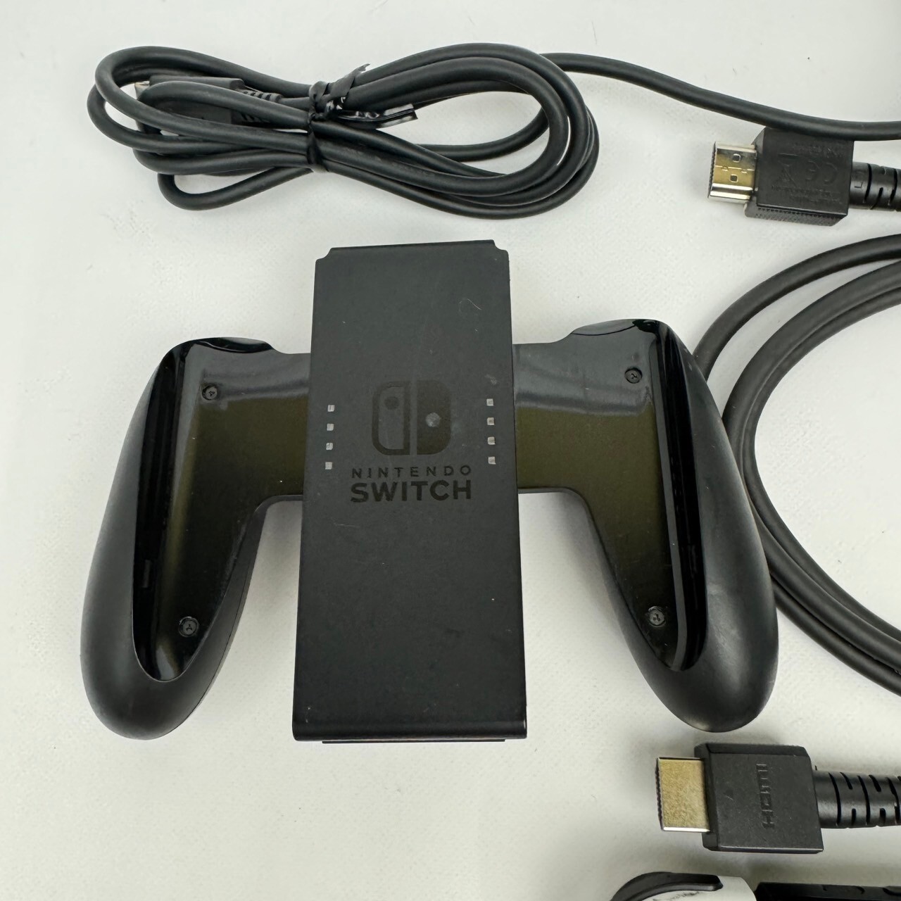 Nintendo Switch OLED Console Dock Grip Charger HDMI Choice Set Scratches Screen