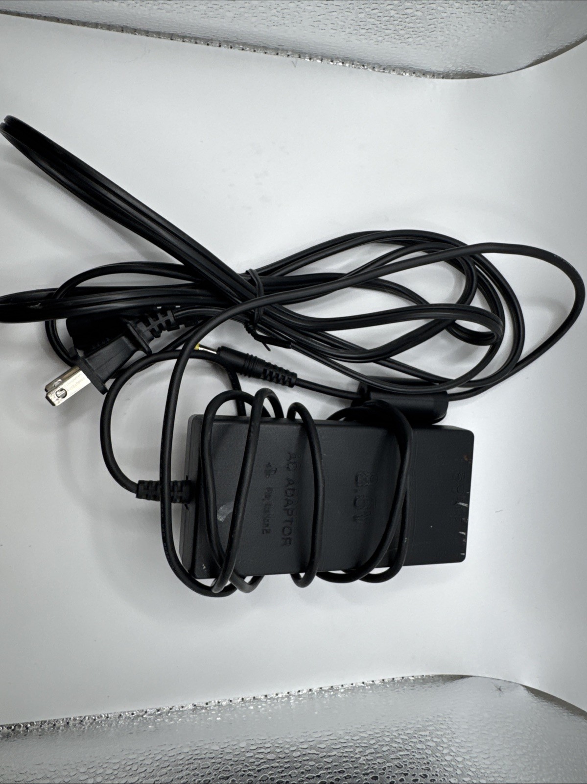 Sony PlayStation 2 Slim Console Black. With Controller, Cables Memory Card. PS2