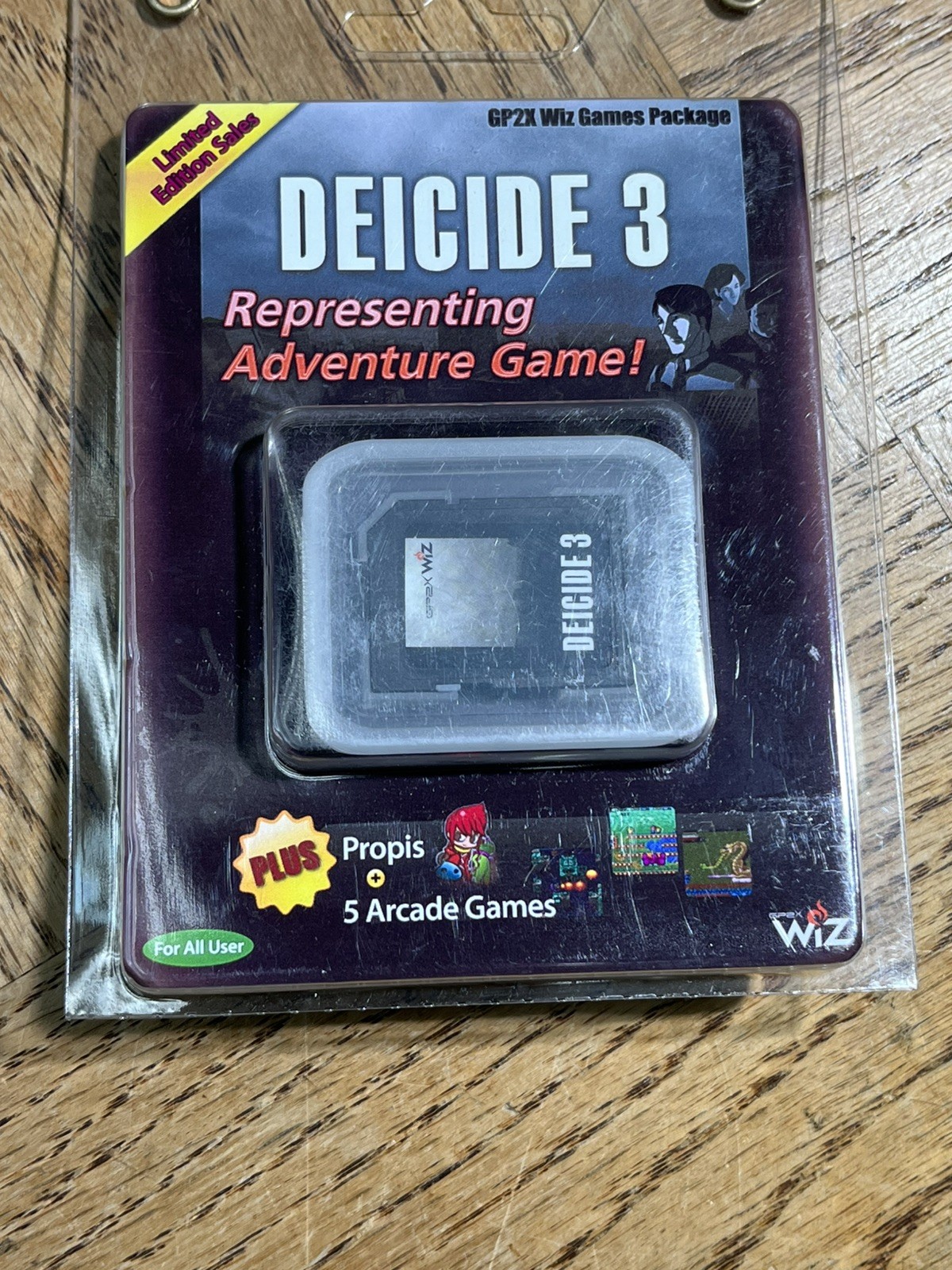 GP2X WIZ Handheld Portable Retro Game Package 5Games in 1 New Sealed Deicide 3