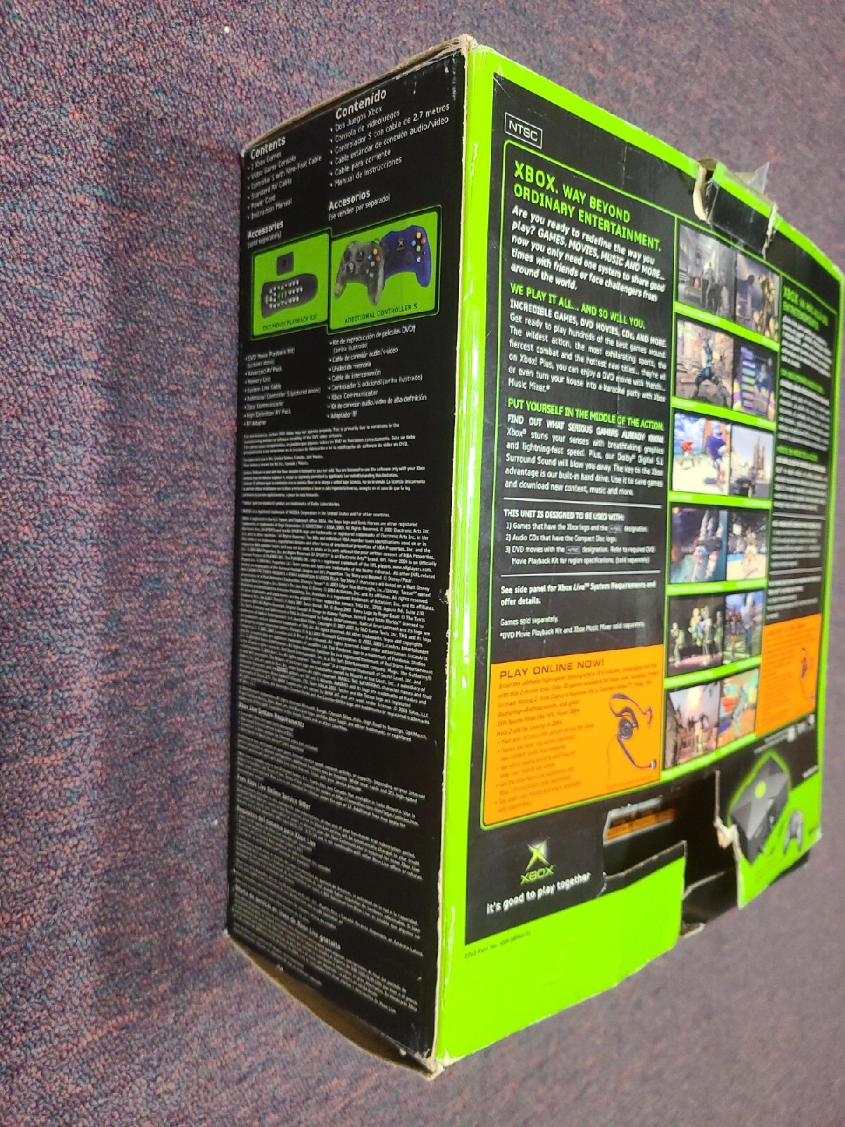 Original Microsoft Xbox Console System Stars Wars The Clone Wars Tetris World