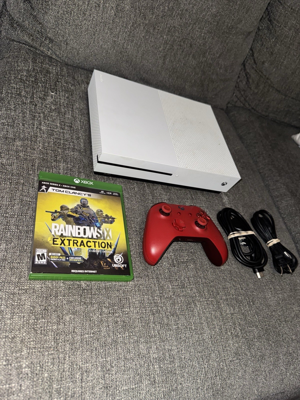 XBOX ONE + CONTROLLER + GAME + HDMI + POWER CORD CLEAN COLLECTORS FAST SHIP AAA+