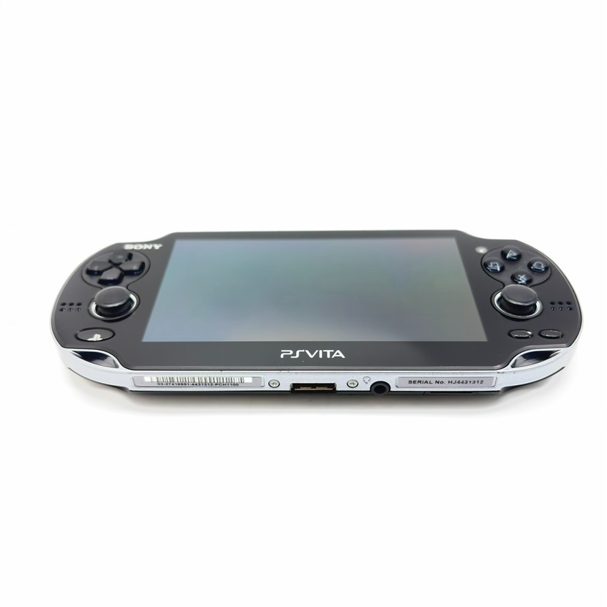 Sony PS Vita PCH-1100 Crystal Black 3G/Wi-Fi Model Console OLED Boxed From Japan