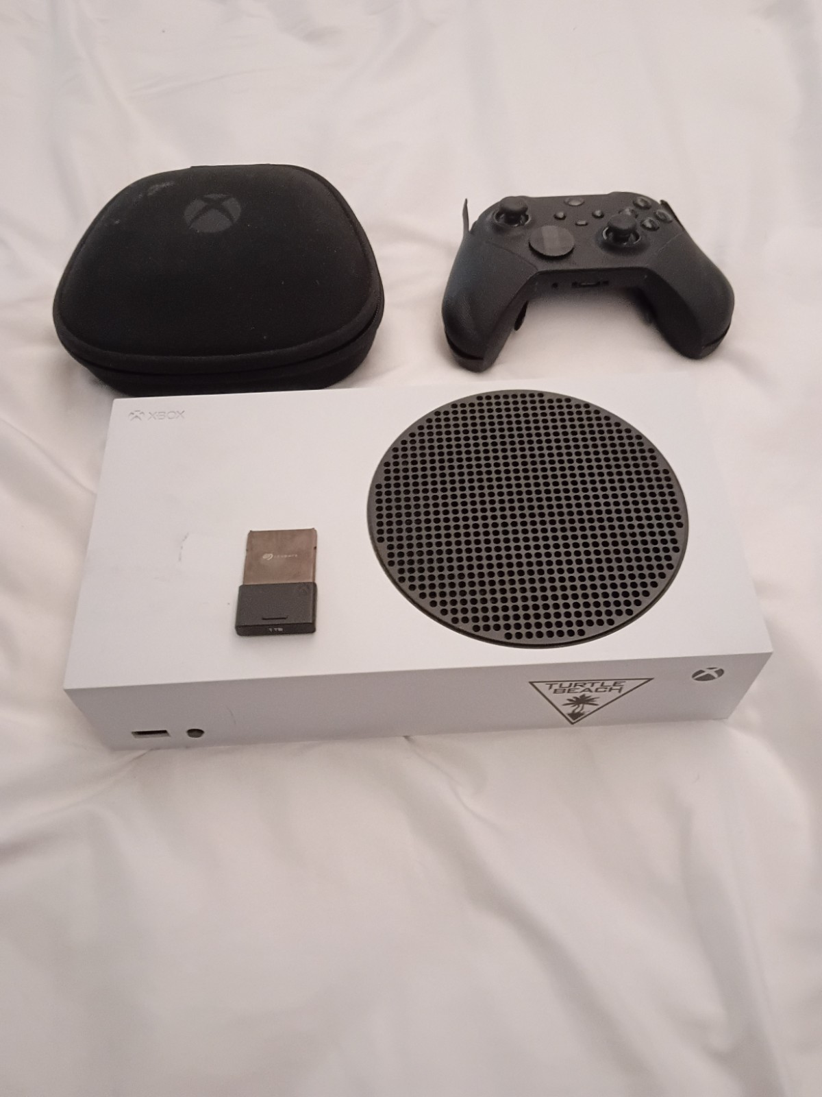 Microsoft Xbox Series S 512GB White Console with 1TB Seagate Storage Expansion