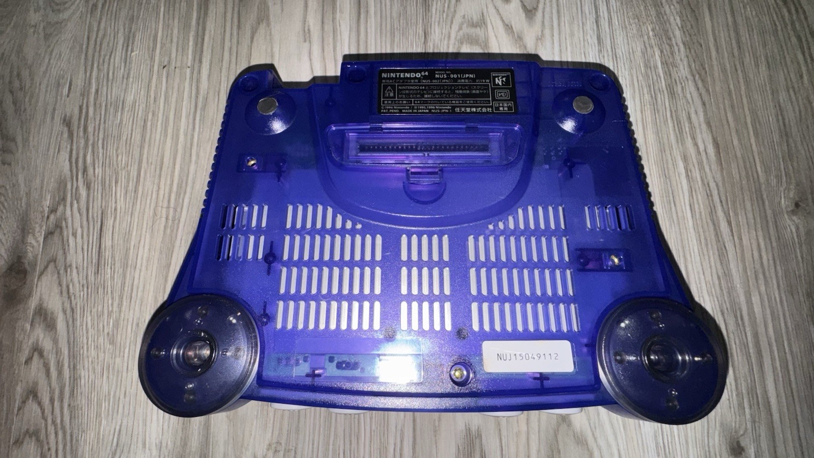 Nintendo 64 Midnight Blue Console system N64