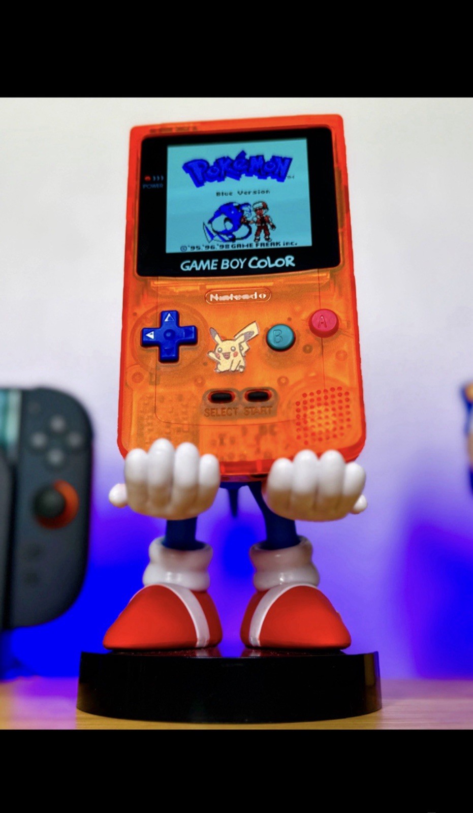 Nintendo GameBoy Color – IPS V5 OLED Touchscreen – Atomic Orange