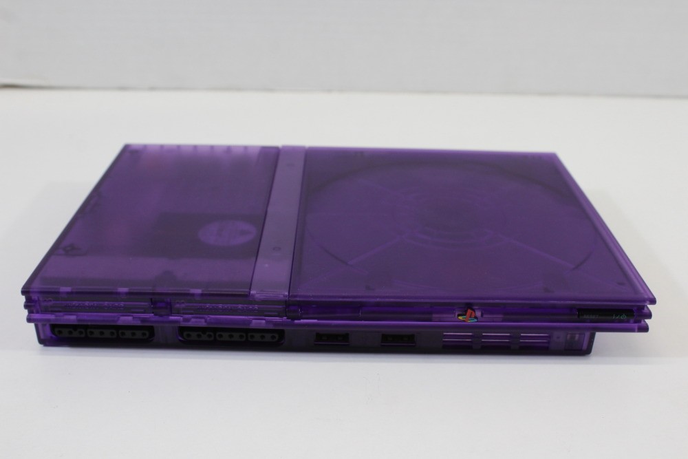 PlayStation 2 PS2 Slim Clear Purple Console Controller AC NTSC-J Japan NEW LASER