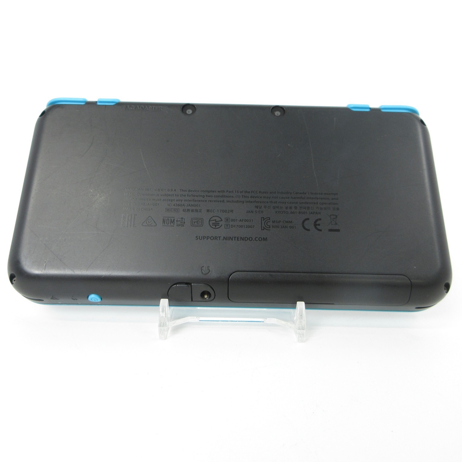 【Near Mint】Nintendo New 2DS LL XL Black x Turquoise Console ONLY Japanese Ver.