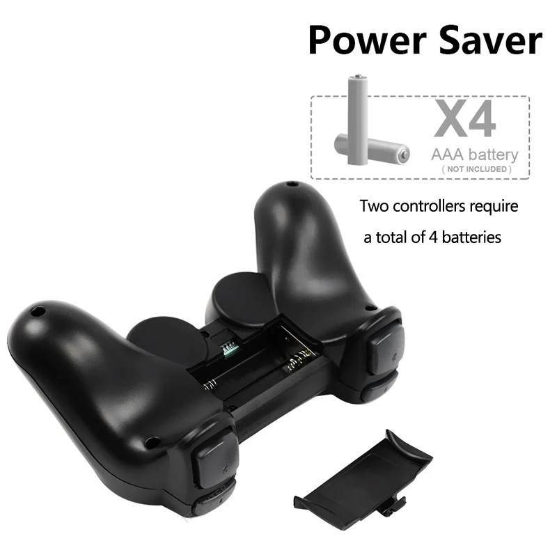 M8 4K Mini Game Stick,40000 Built-in Games with Twin 2.4G Wireless Controllers