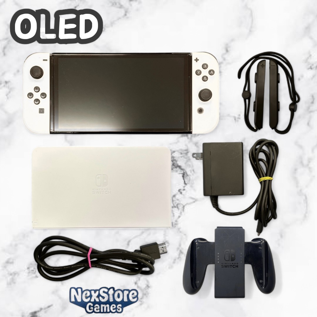 Nintendo Switch Console Tablet OLED HEG-001 Choose Color&accessories Tested Used