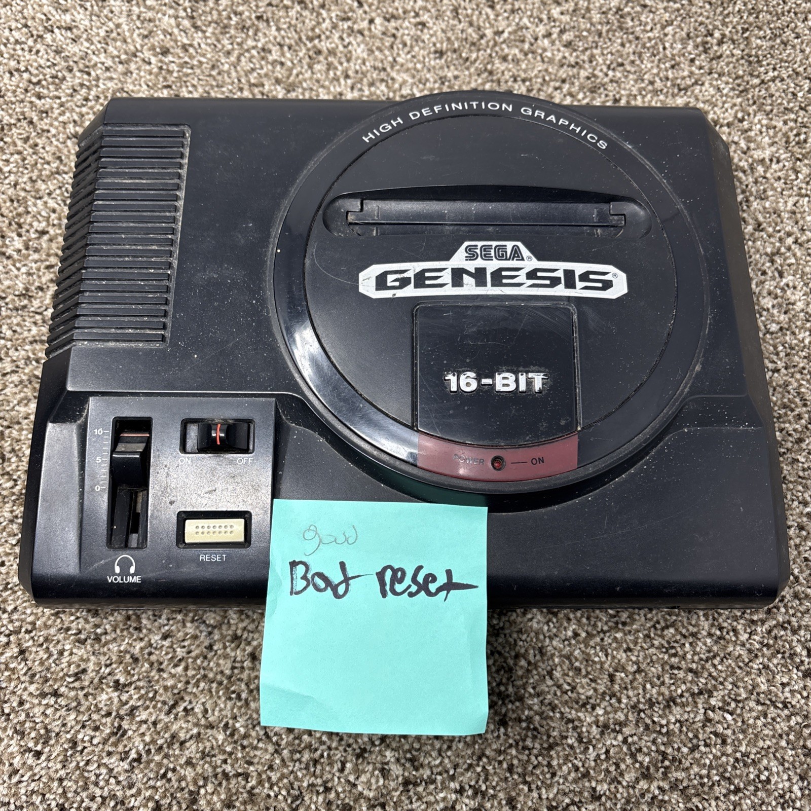 Sega Genesis Model 1 Console Only NON TMSS 16 Bit Model 1601 Tested READ
