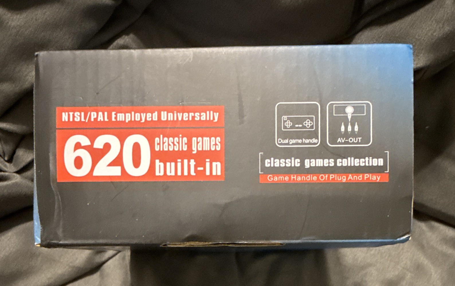 Mini Game Anniversary Edition Console w/ Dual Game Handle, AV-OUT, Gray/Black
