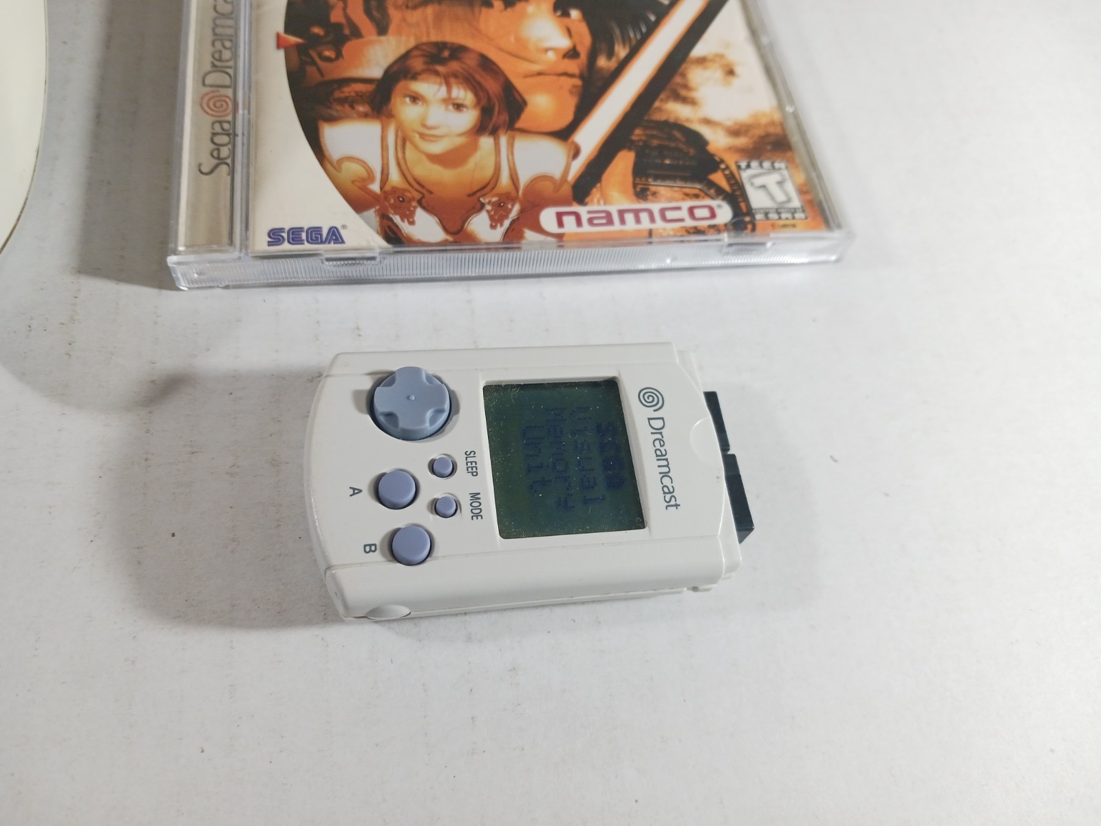 SEGA Dreamcast Console Bundle Soul Calibur VMU Tested OEM Controller Soulcalibur