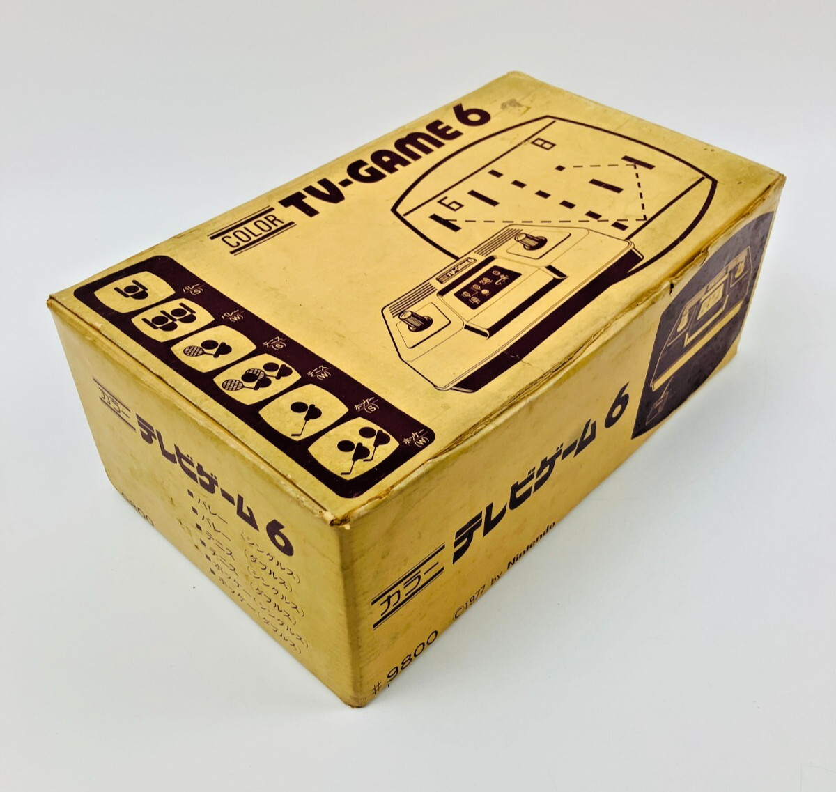 COLOR TV GAME 6 Console Boxed CTG-6S Nintendo Tested System No Manual