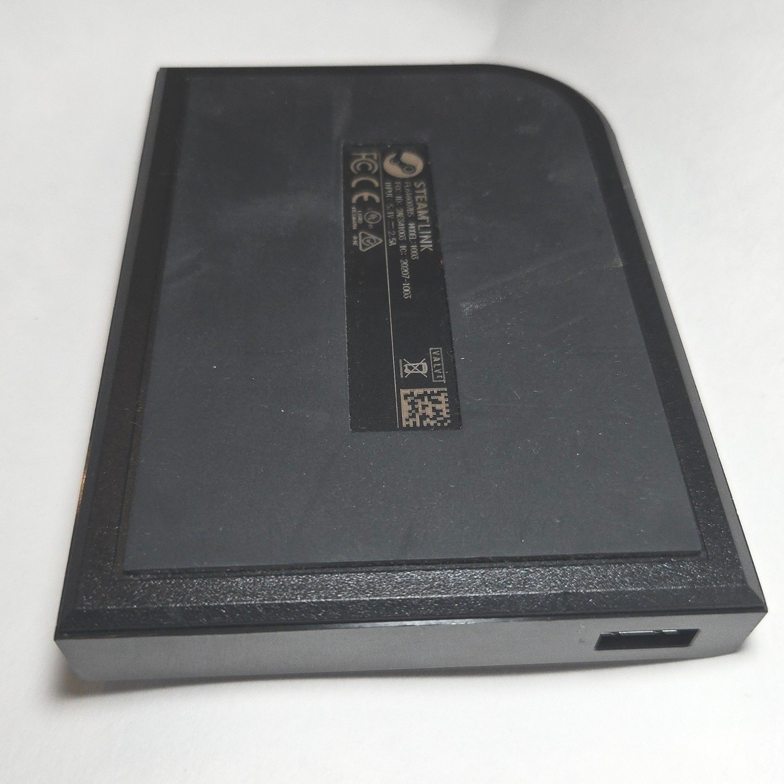 Valve Steam Link Console 1003 Gaming Streaming PC TV Black Media Player Unit GUC