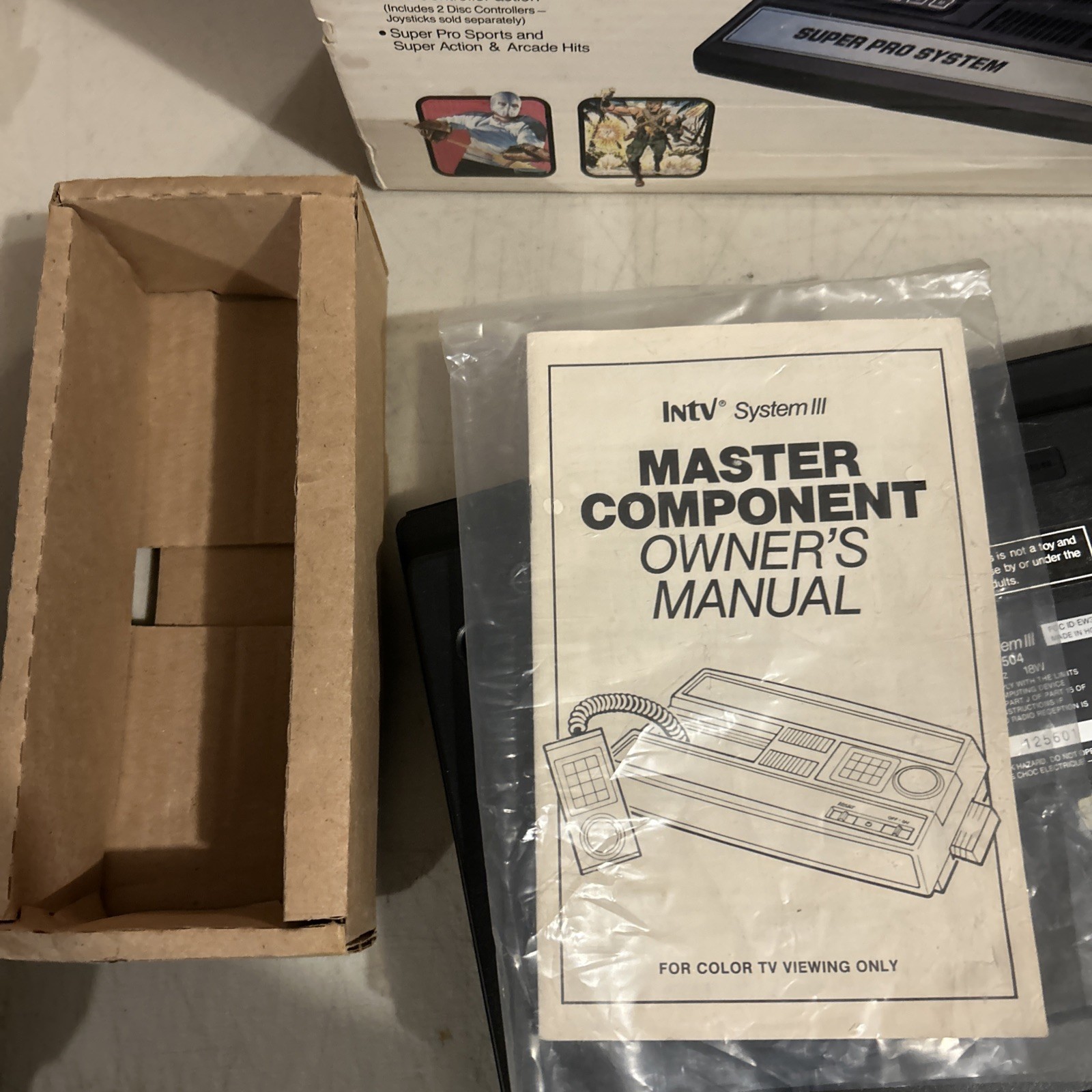 Intelllivision Super Pro System Console & Box Untested Incomplete Read As Is
