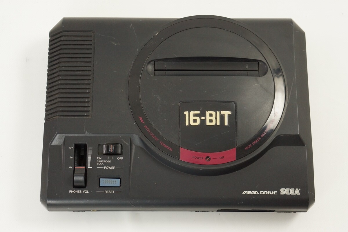 Mega Drive SEGA Console wz Mega Gene tsu HAA-2510 Tested System Genesis 98M31227