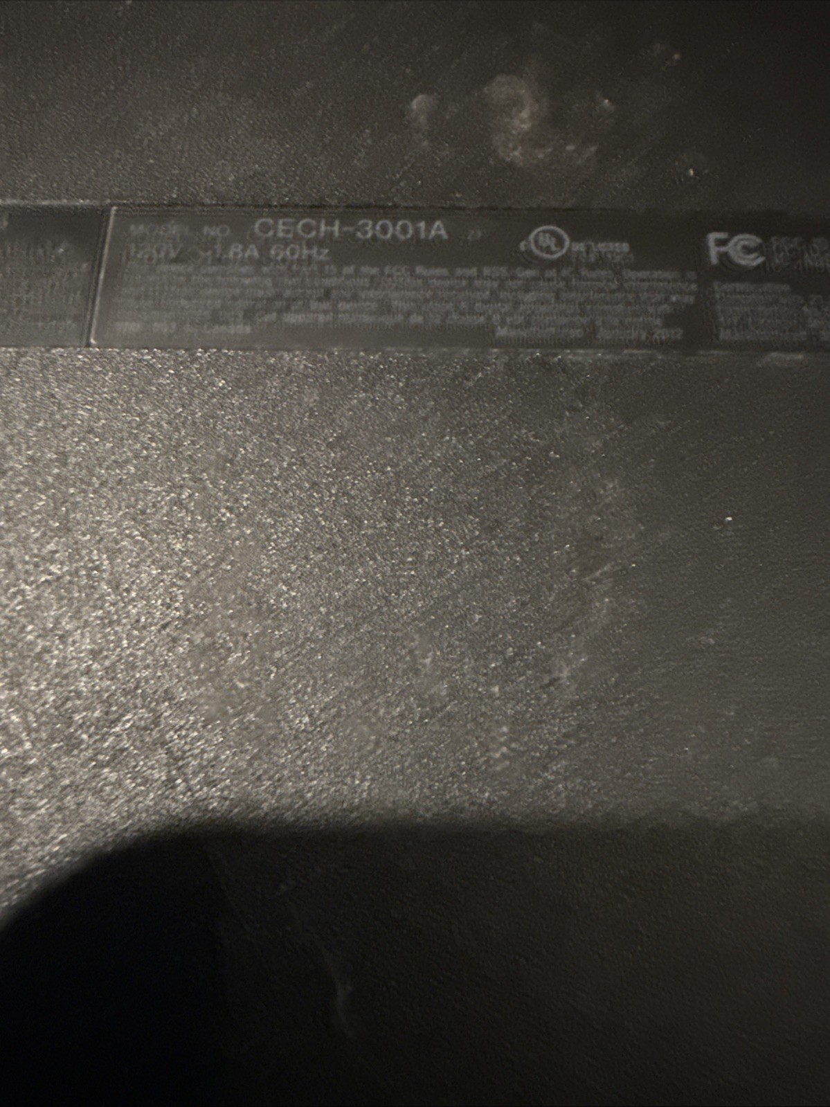Sony PlayStation 3 Slim 160GB (CECH-3001A) Console Only, Untested
