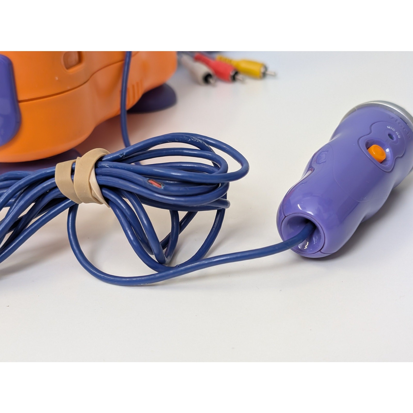 V-tech V.Smile TV Learning System w/ 12 games – Orange – USED