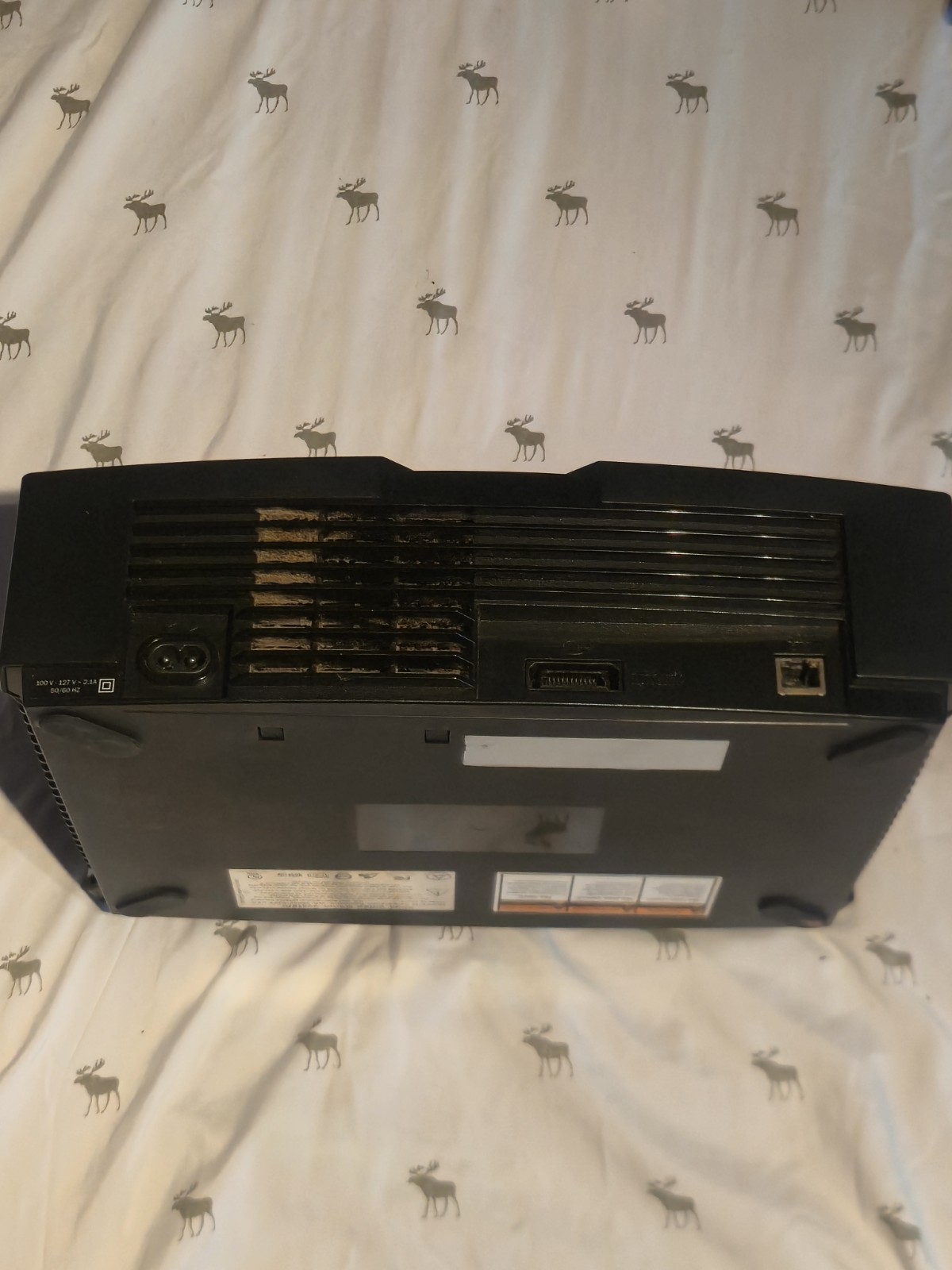 Microsoft Xbox Console Black, Wired Controller, Component RCA & Ethernet