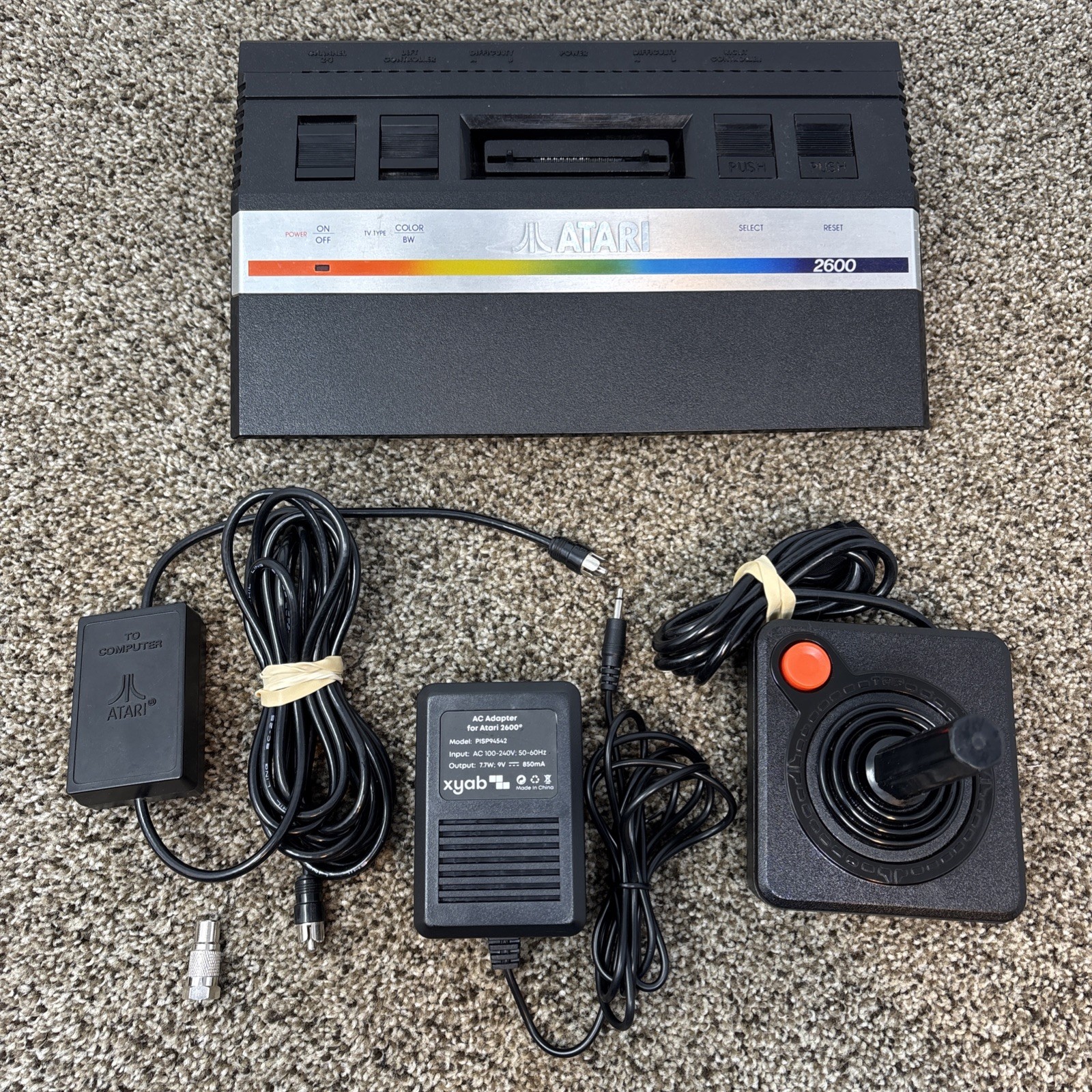 1 Chip Atari 2600 JR Console Only Very Rare Collectors Item Tested One Chip