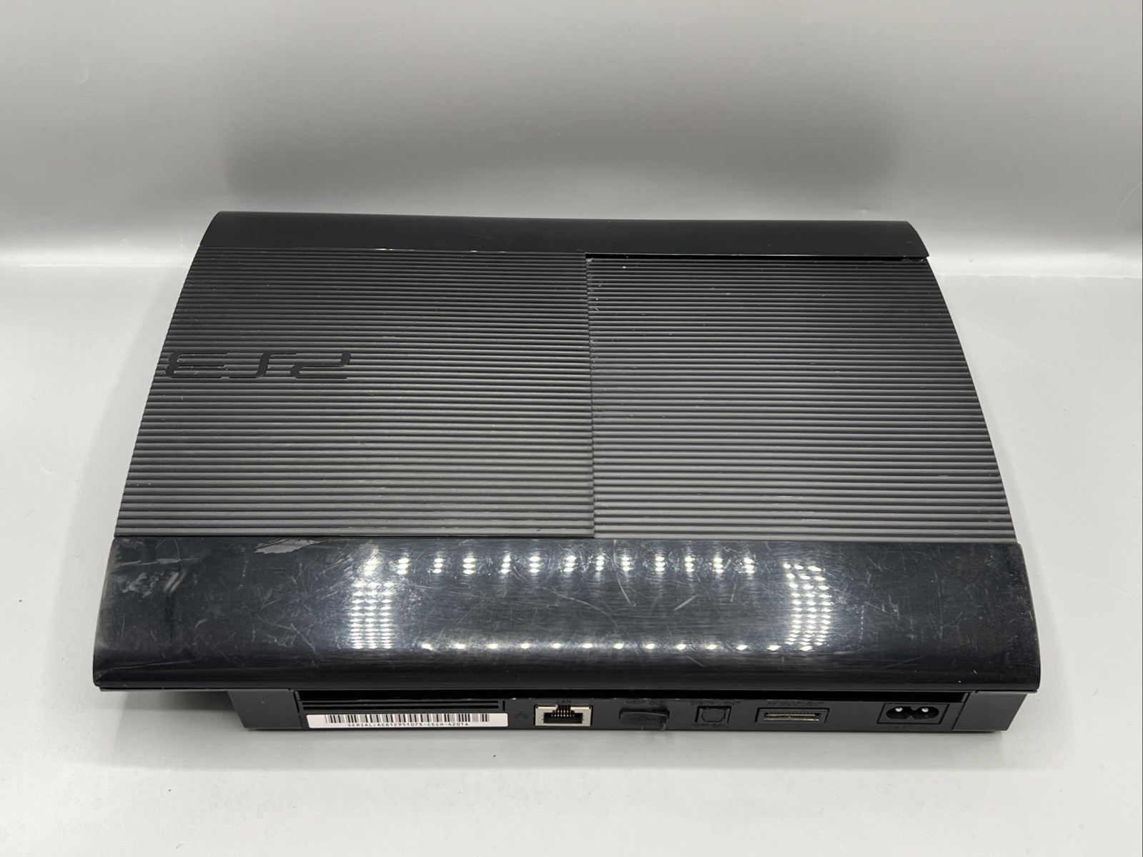Sony PlayStation 3 PS3 SuperSlim Home Console CECH-4201 12GB W/ Controller READ!