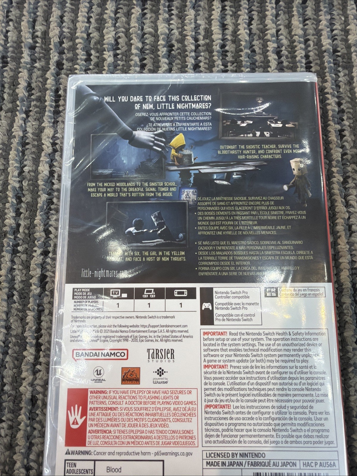 Little Nightmares II Switch Brand New Game Special (2021 Puzzle Platform Horror)