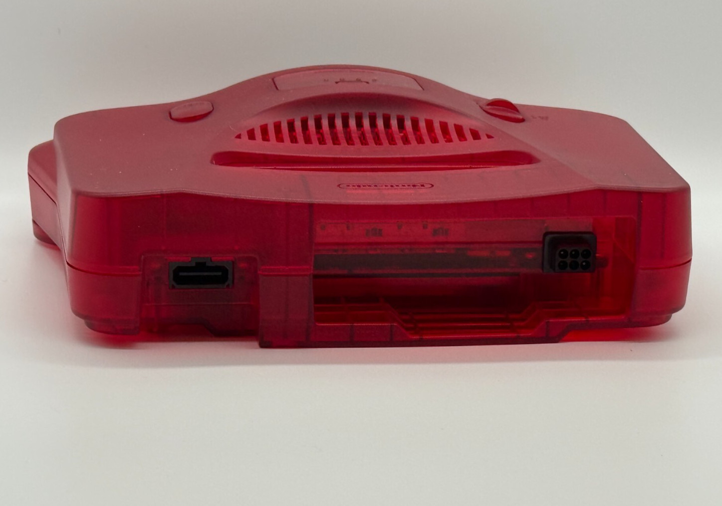 NEW Nintendo 64 N64 Limited Transparent Red Custom Multi-Color LED Rare