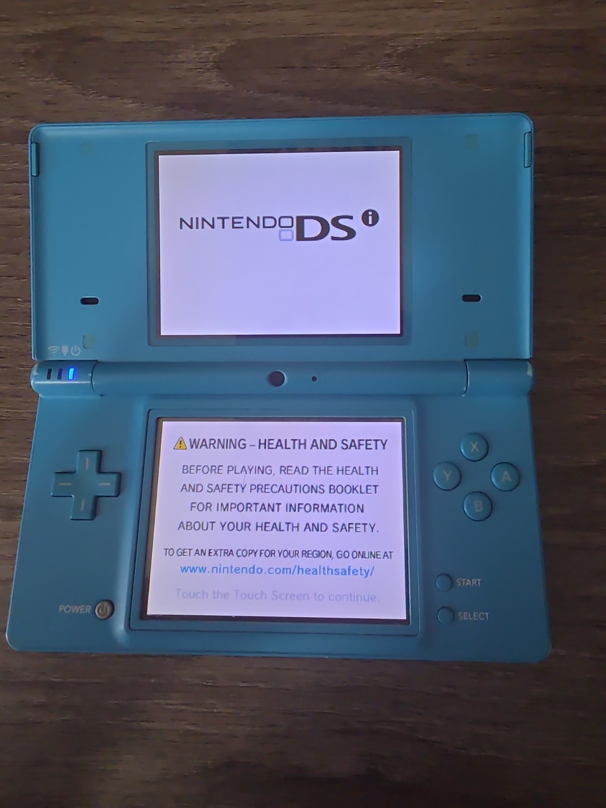 Nintendo DSi Light Blue Handheld Console Game System